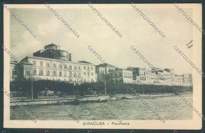 Siracusa Città PIEGHINE cartolina ZB8708 – fronte