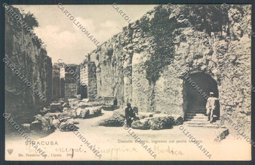 Siracusa Città PIEGHINA cartolina ZB8711 – fronte