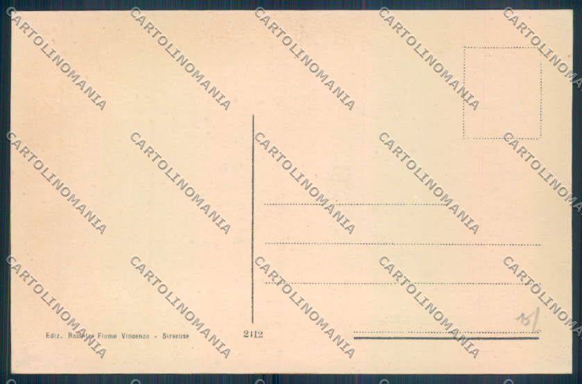 Siracusa Città cartolina ZB8712 – retro
