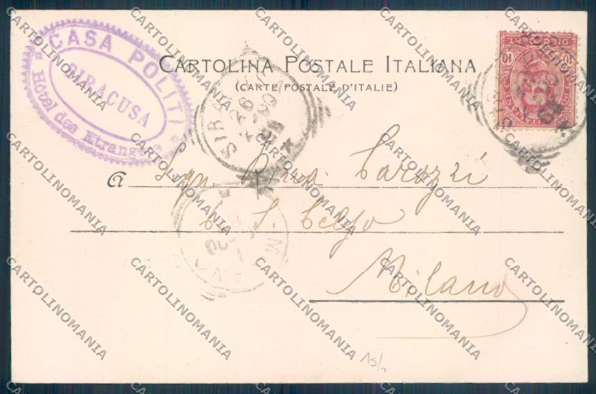 Siracusa Città cartolina ZB8714 – retro