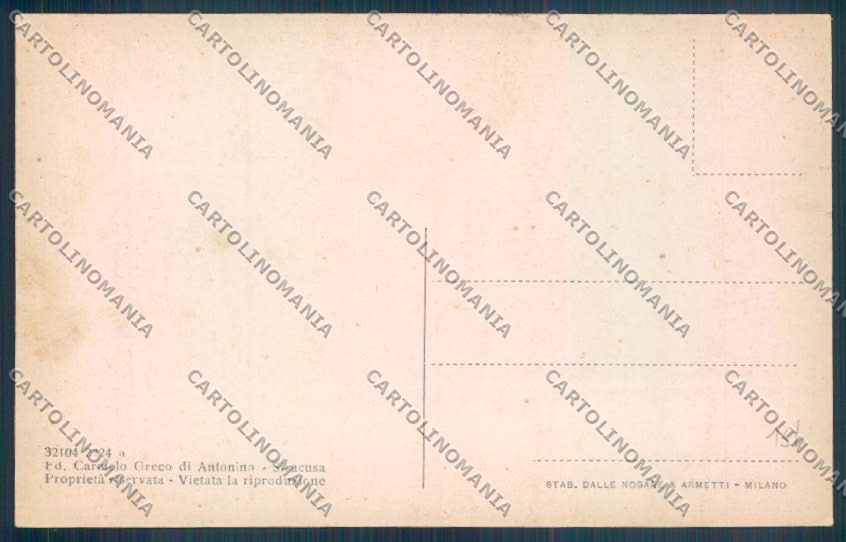 Siracusa Città cartolina ZB8725 – retro