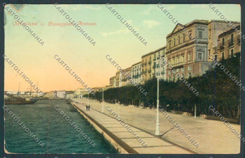 Siracusa Città PIEGA cartolina ZB8736 – fronte