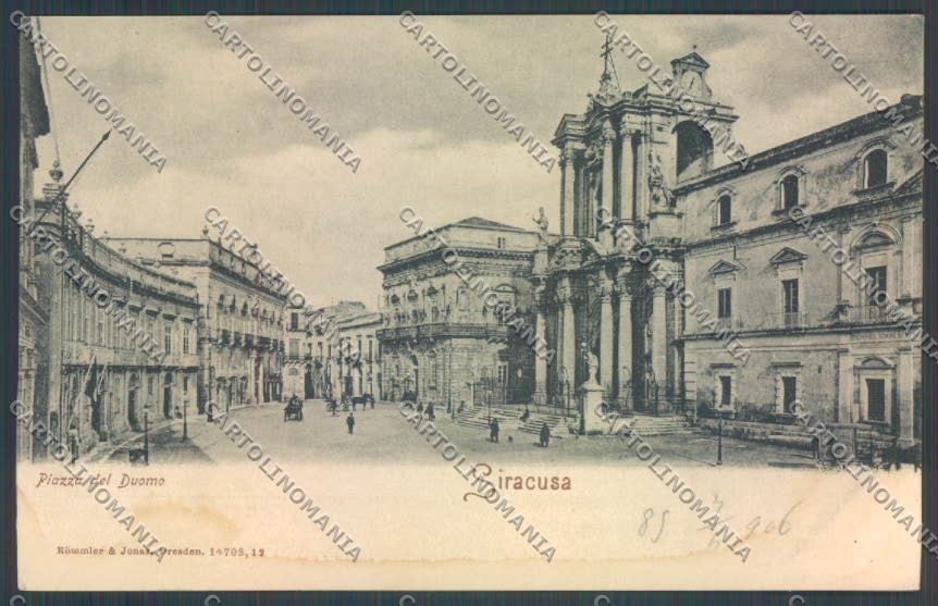 Siracusa Città TRACCE UMIDO cartolina ZB8740 – fronte