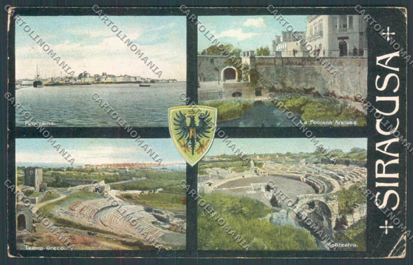 Siracusa Città PIEGA cartolina ZB8744 – fronte
