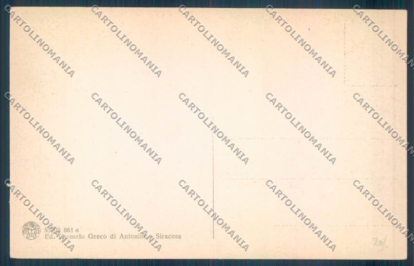 Siracusa Città cartolina ZB8745 – retro