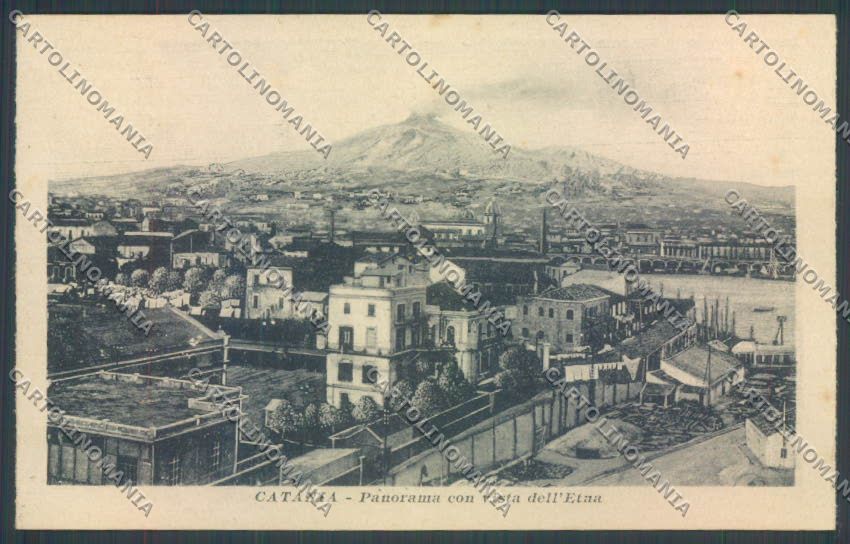 Catania Città Vulcano Etna cartolina ZB8754 – fronte