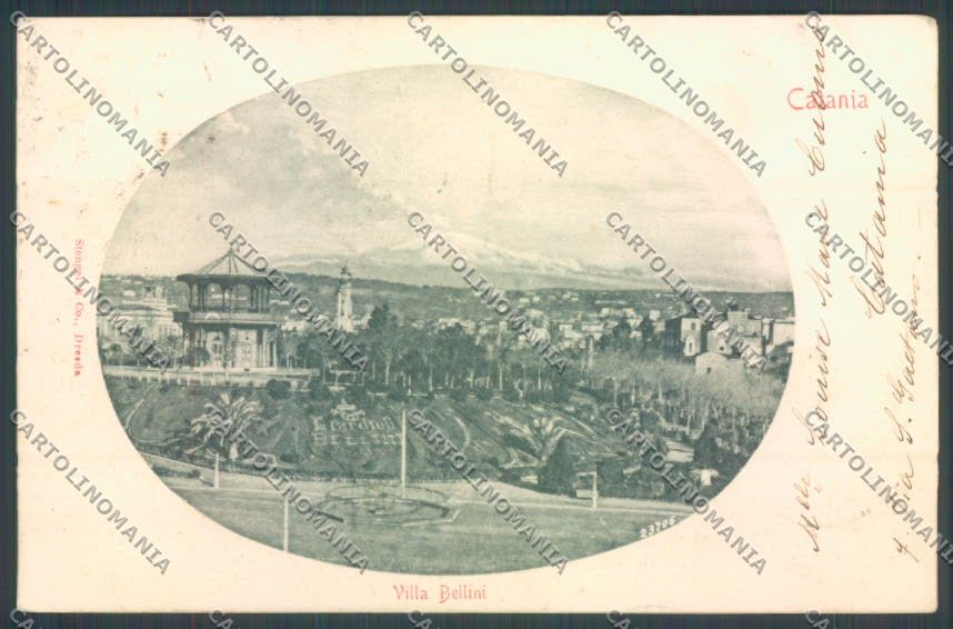 Catania Città cartolina ZB8758 – fronte