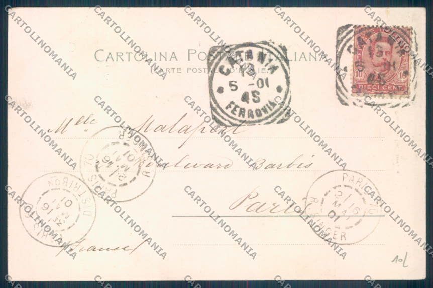Catania Città cartolina ZB8758 – retro
