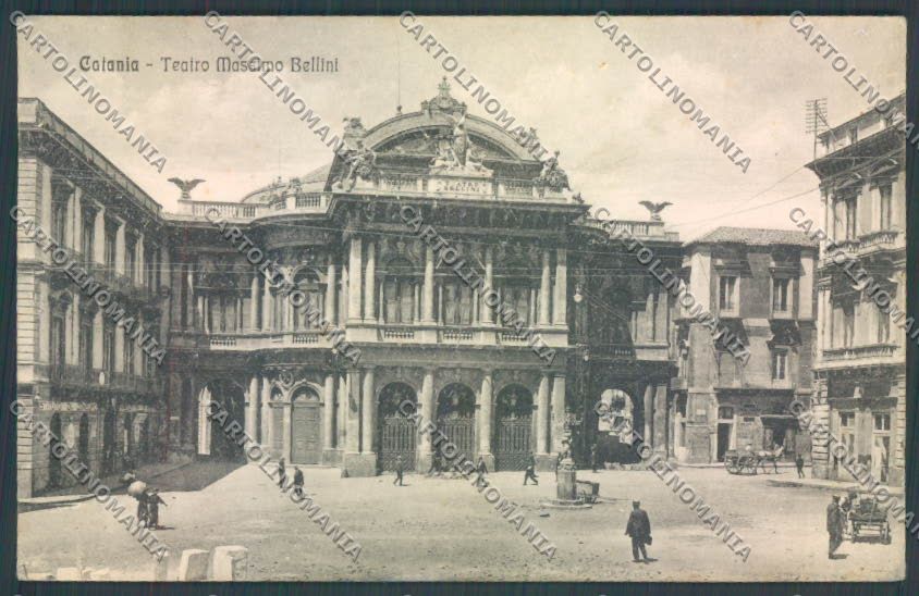 Catania Città Teatro Bellini cartolina ZB8764 – fronte