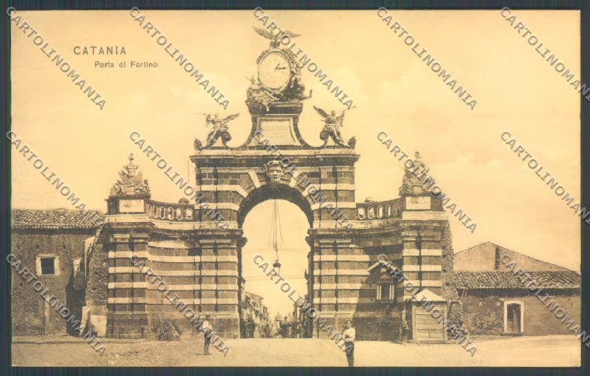 Catania Città Porta Fortino cartolina ZB8766 – fronte