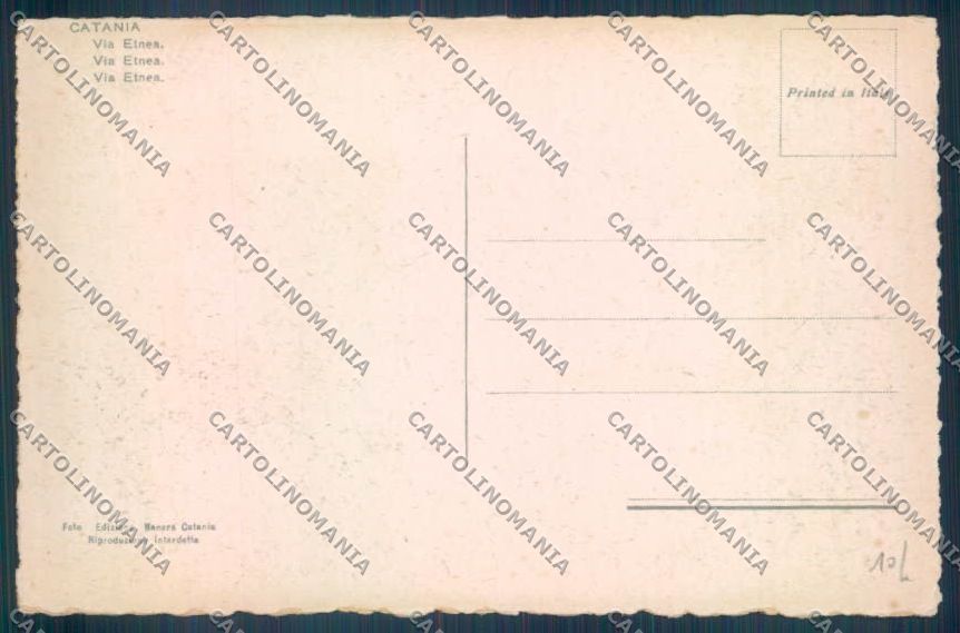 Catania Città cartolina ZB8768 – retro