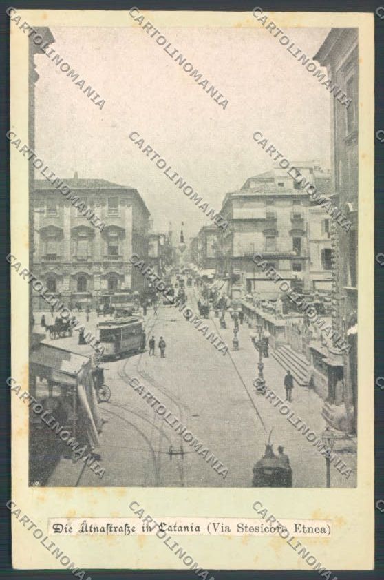 Catania Città cartolina ZB8769 – fronte