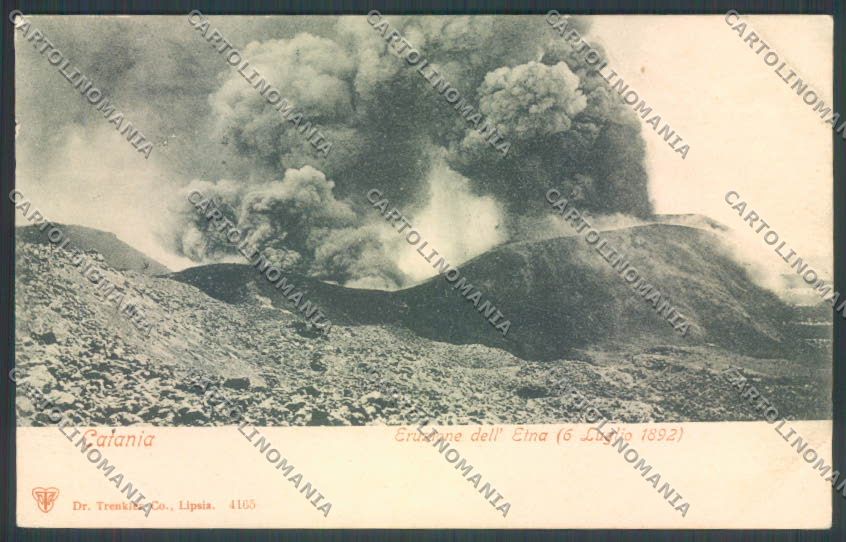 Catania Città Vulcano Etna cartolina ZB8771 – fronte