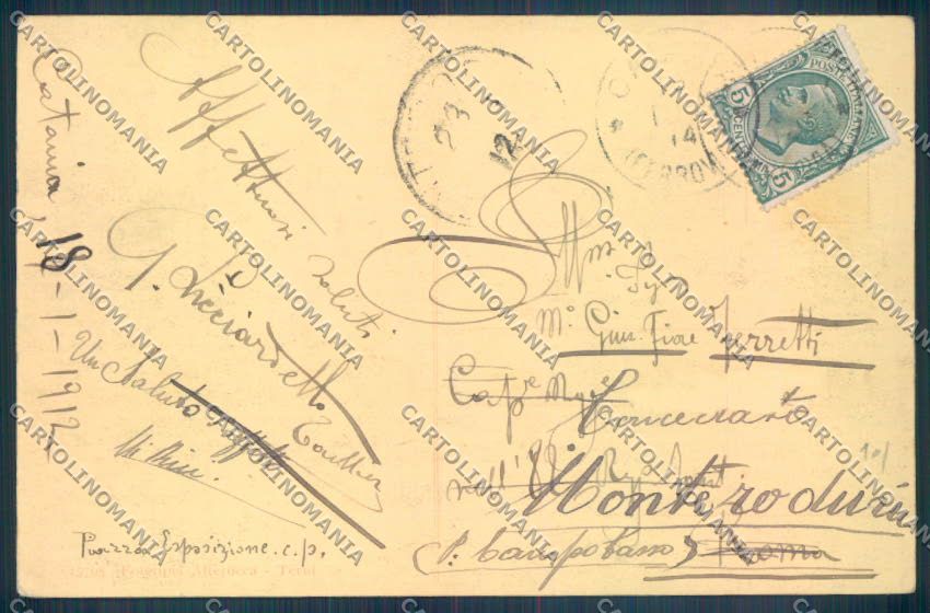 Catania Città Università cartolina ZB8791 – retro
