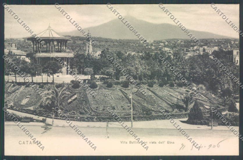 Catania Città Giardini Bellini cartolina ZB8804 – fronte