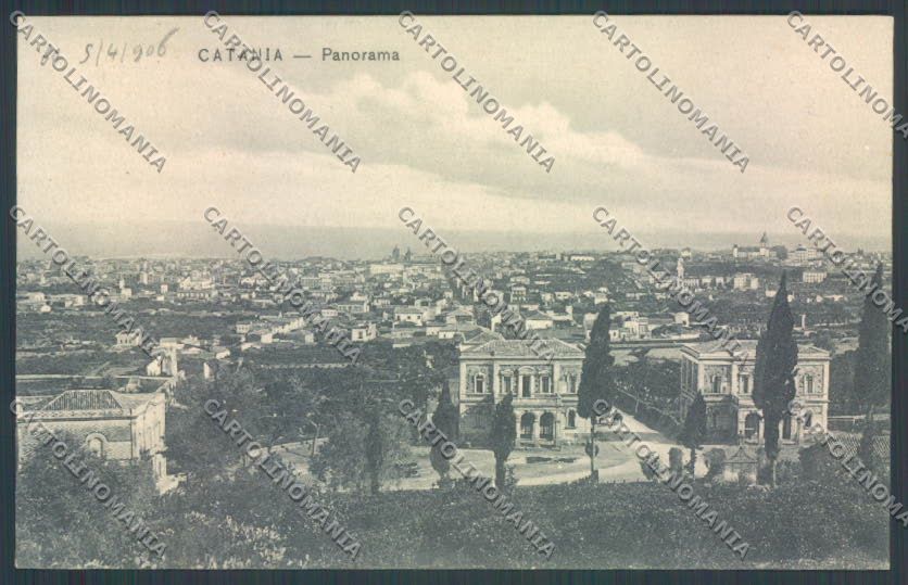 Catania Città cartolina ZB8807 – fronte
