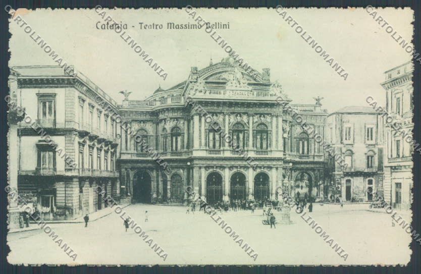 Catania Città Teatro Bellini cartolina ZB8809 – fronte