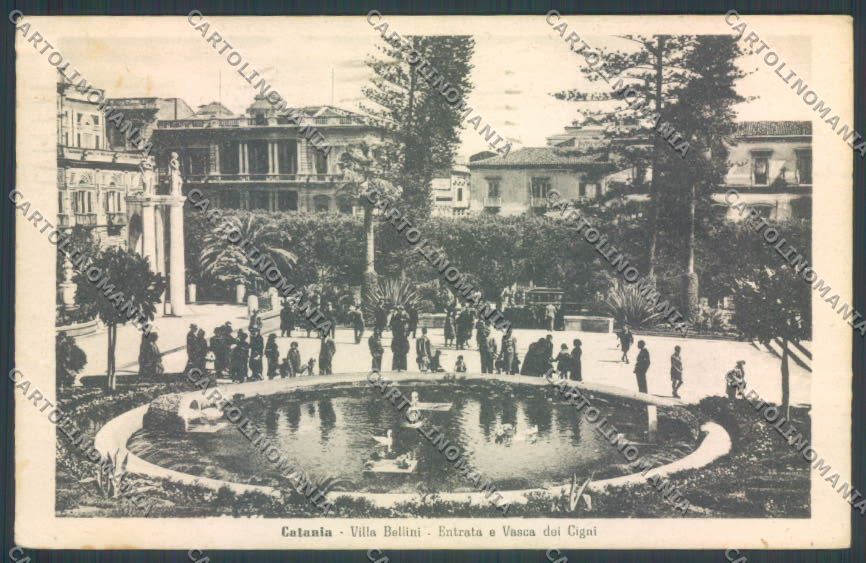 Catania Città Giardini Bellini cartolina ZB8810 – fronte
