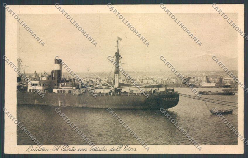 Catania Città Porto PIEGHINE cartolina ZB8816 – fronte