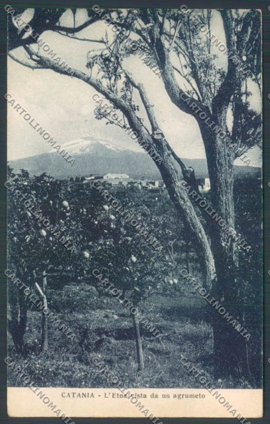 Catania Città Vulcano Etna cartolina ZB8826 – fronte
