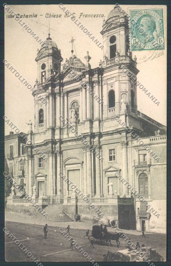 Catania Città San Francesco cartolina ZB8828 – fronte