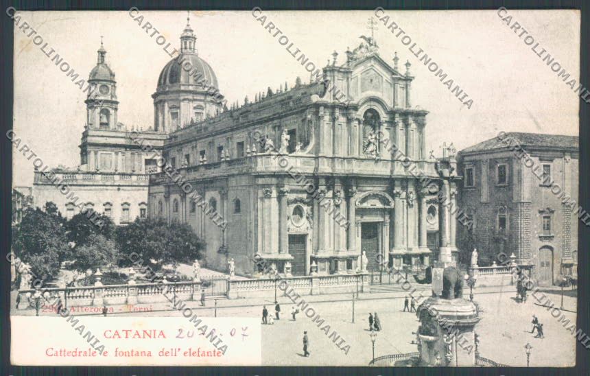 Catania Città Alterocca PIEGHINA cartolina ZB8831 – fronte