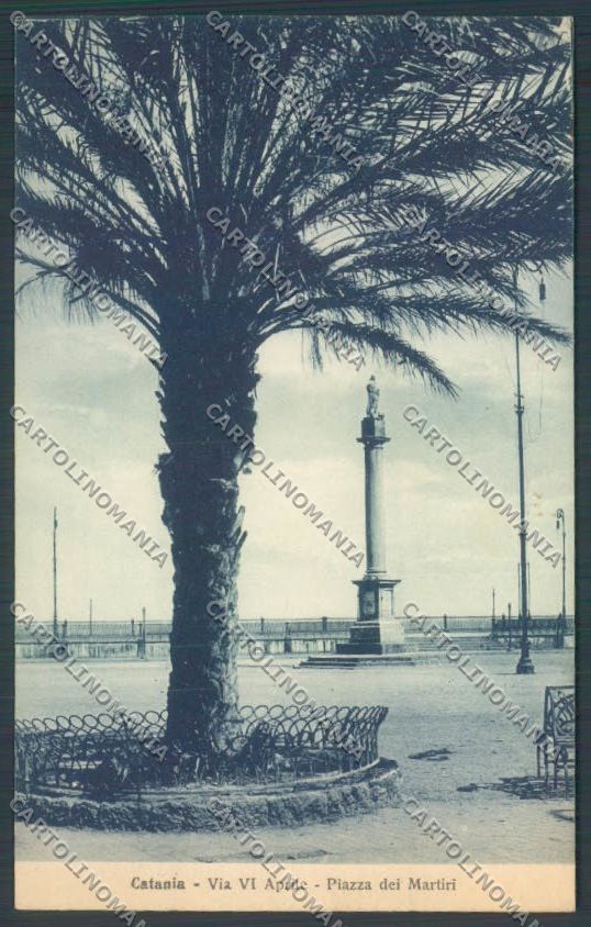 Catania Città Piazza Martiri cartolina ZB8835 – fronte