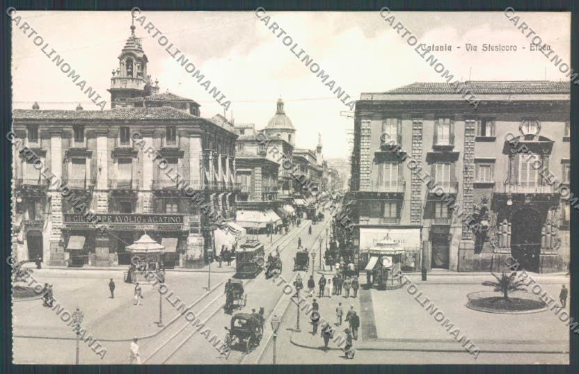 Catania Città Via Tesicoro cartolina ZB8865 – fronte