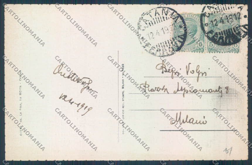 Catania Città Villa Bellini cartolina ZB8868 – retro