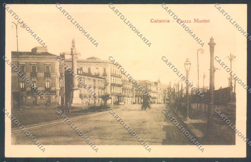 Catania Città Piazza Martiri cartolina ZB8871 – fronte