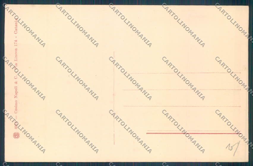 Catania Città Piazza Martiri cartolina ZB8871 – retro