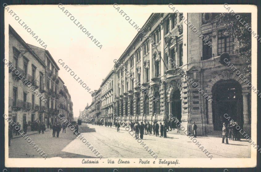 Catania Città Poste cartolina ZB8874 – fronte