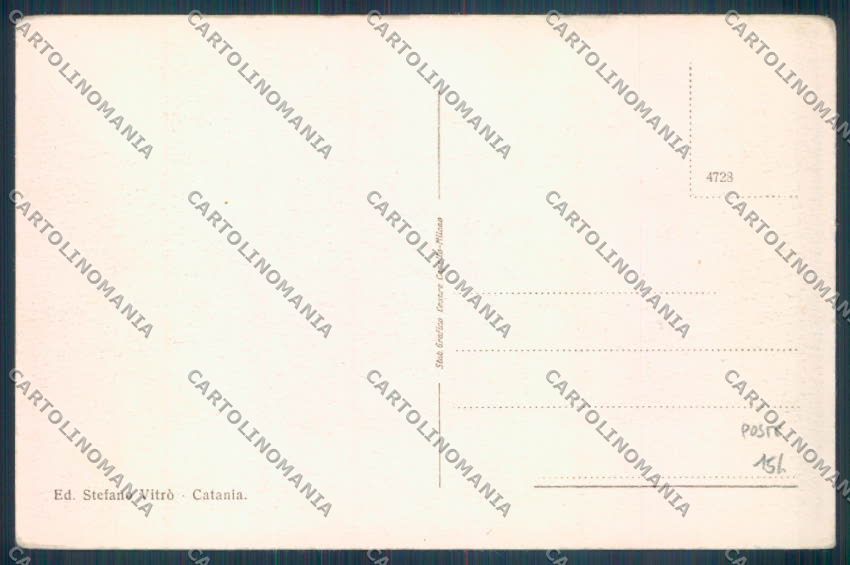 Catania Città Poste cartolina ZB8874 – retro