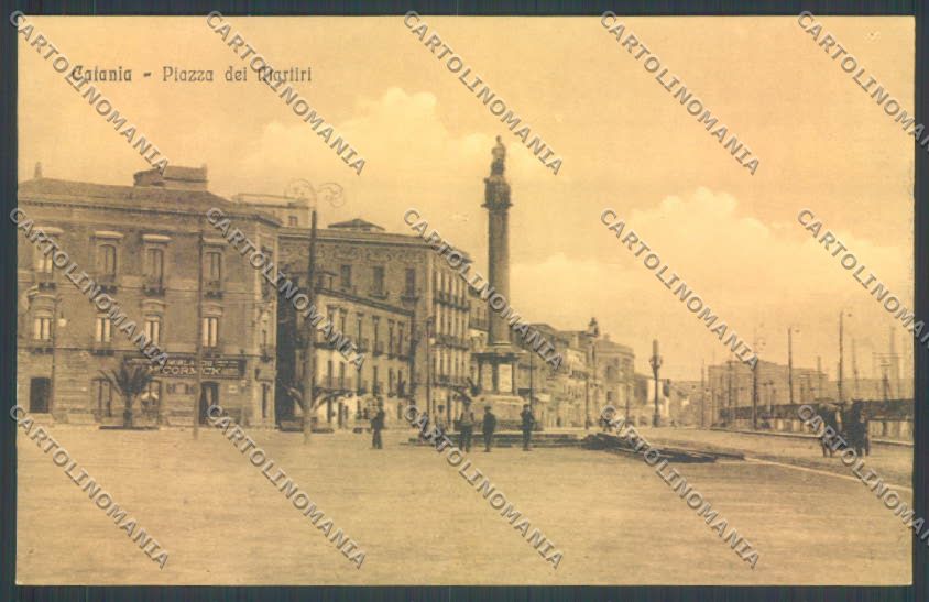 Catania Città Piazza Martiri cartolina ZB8876 – fronte