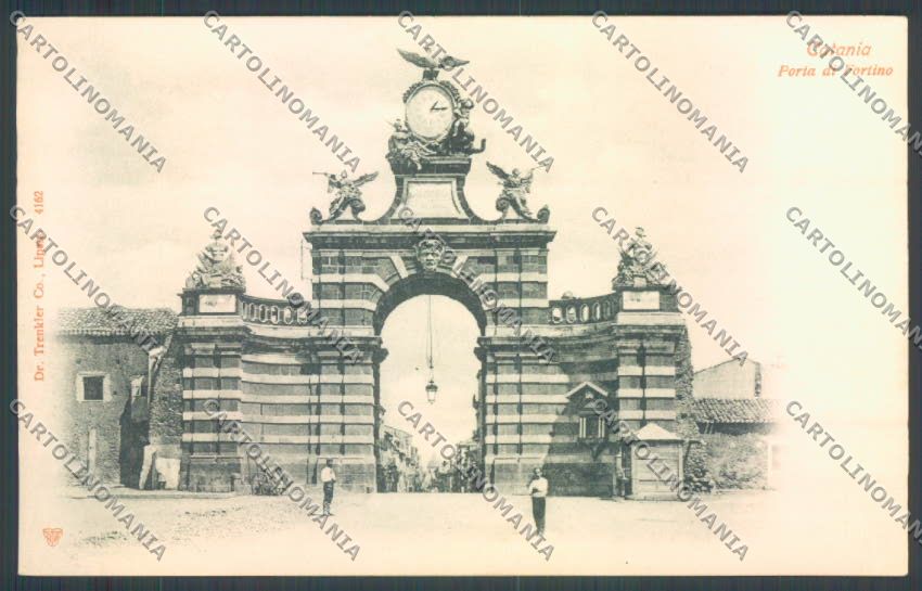 Catania Città Porta Fortino cartolina ZB8877 – fronte