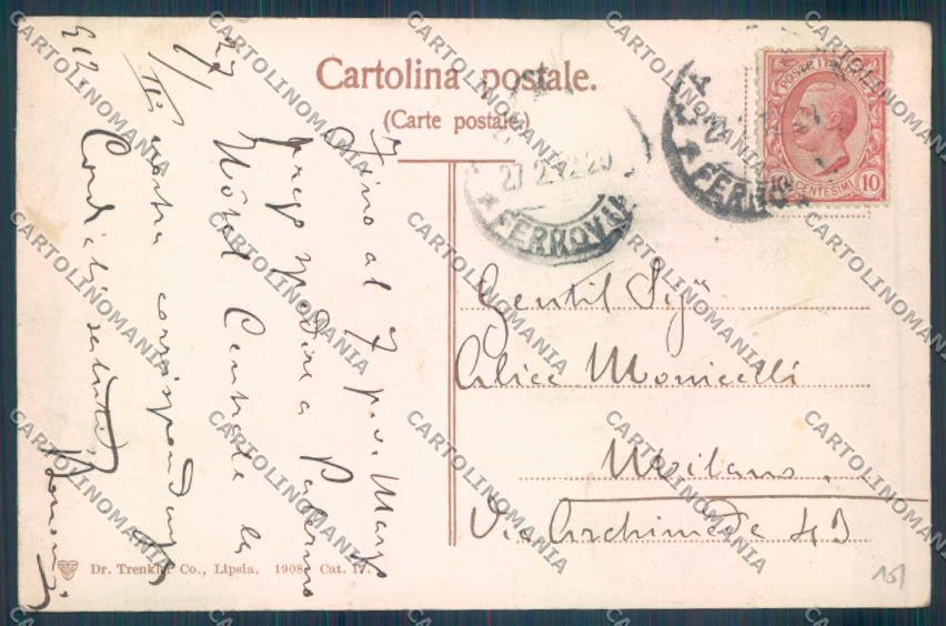 Catania Città cartolina ZB8879 – retro