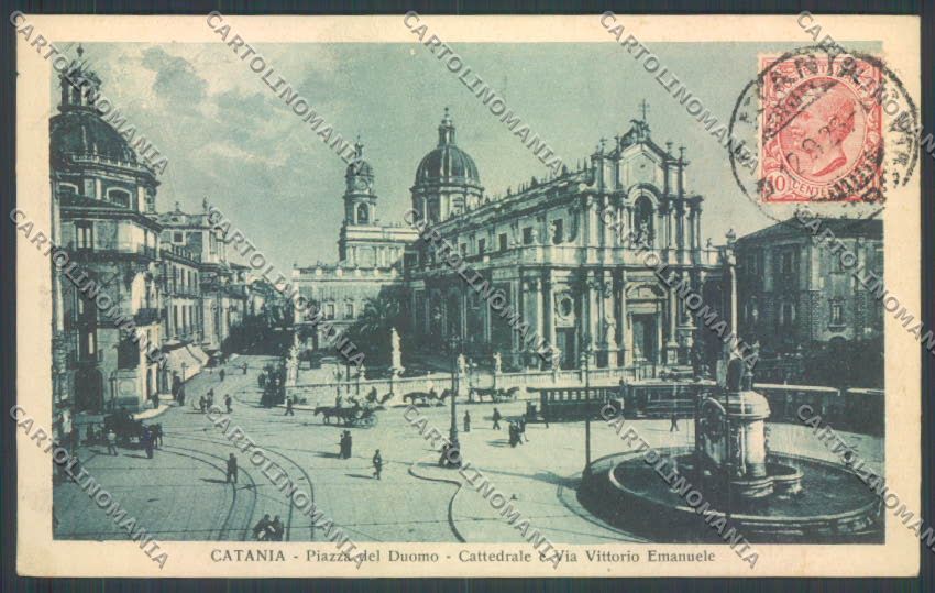 Catania Città cartolina ZB8881 – fronte