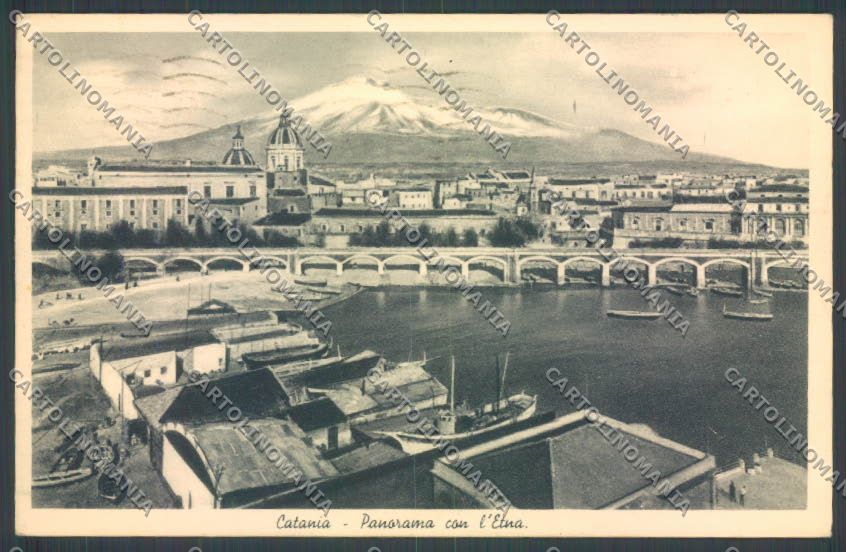 Catania Città cartolina ZB8883 – fronte