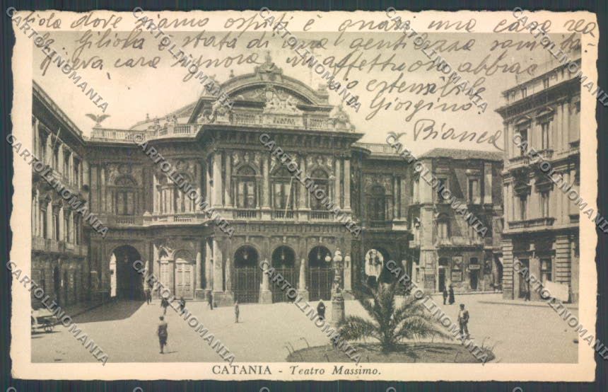 Catania Città Teatro Massimo cartolina ZB8888 – fronte