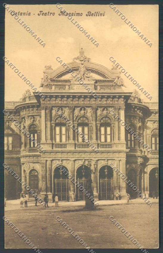 Catania Città Teatro Bellini cartolina ZB8889 – fronte