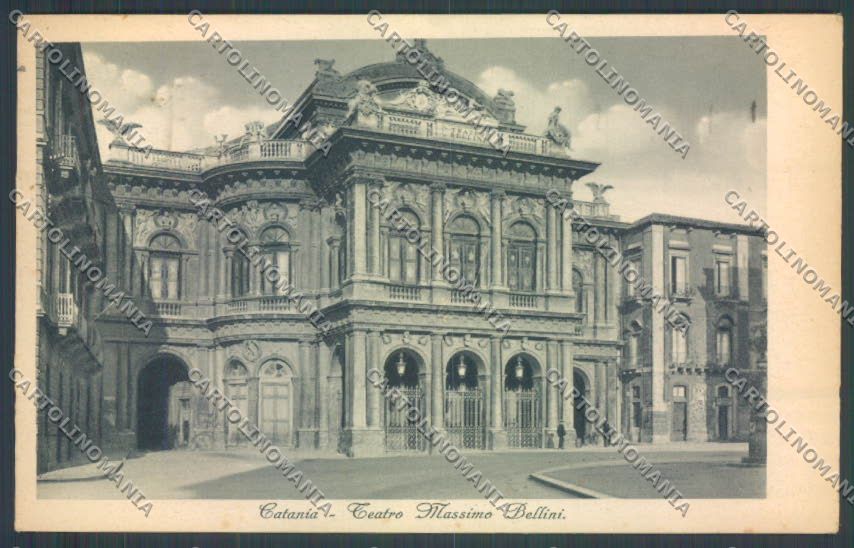 Catania Città Teatro Bellini cartolina ZB8890 – fronte
