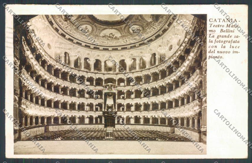 Catania Città Teatro Bellini cartolina ZB8893 – fronte