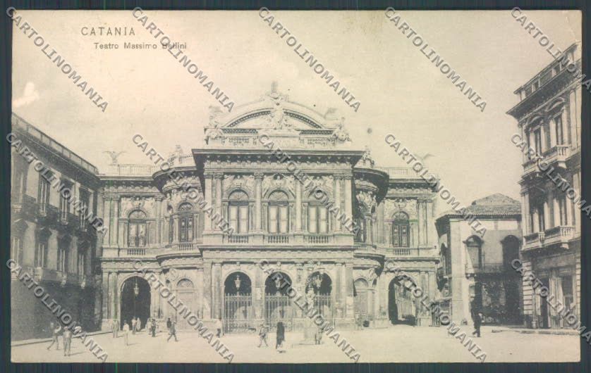Catania Città Teatro Bellini cartolina ZB8894 – fronte