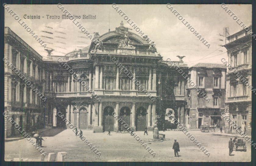 Catania Città Teatro Bellini cartolina ZB8895 – fronte