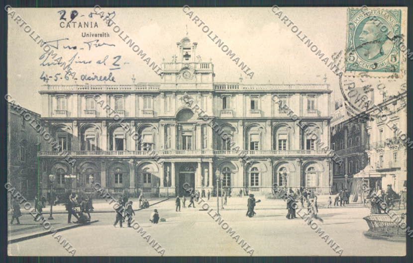 Catania Città Università cartolina ZB8896 – fronte