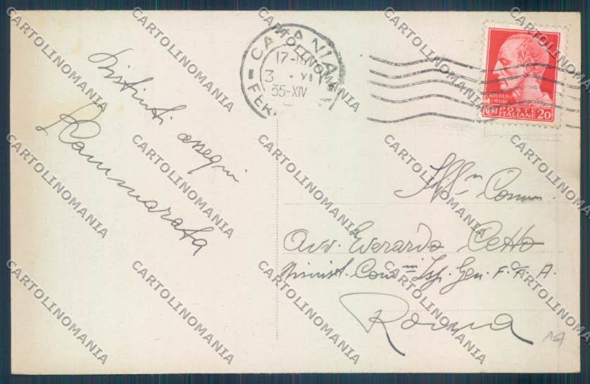 Catania Città Fontana Proserpina cartolina ZB8898 – retro