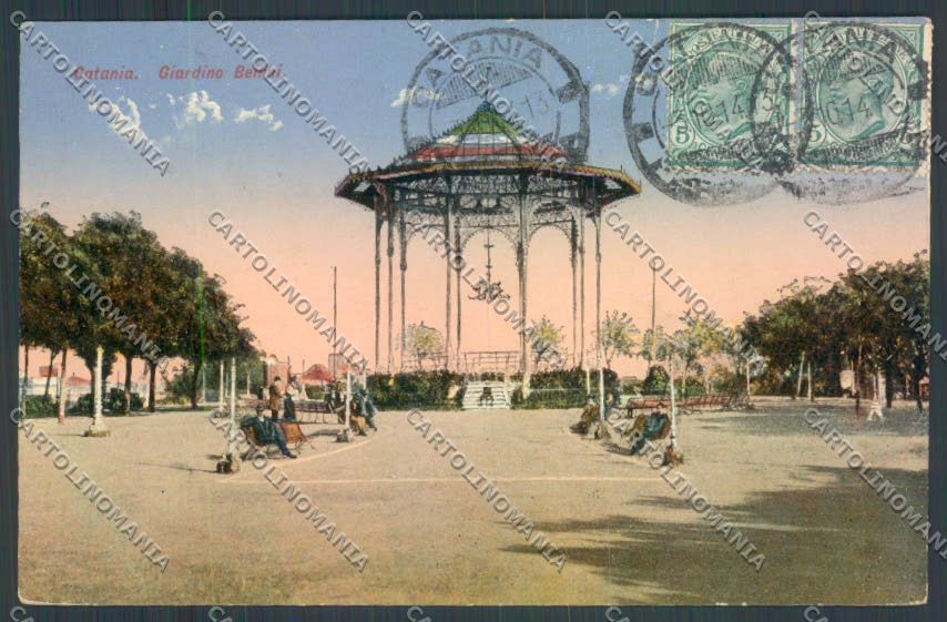Catania Città Giardini Bellini cartolina ZB8913 – fronte