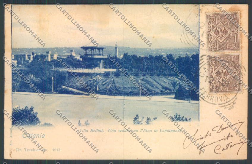 Catania Città Villa Bellini cartolina ZB8919 – fronte