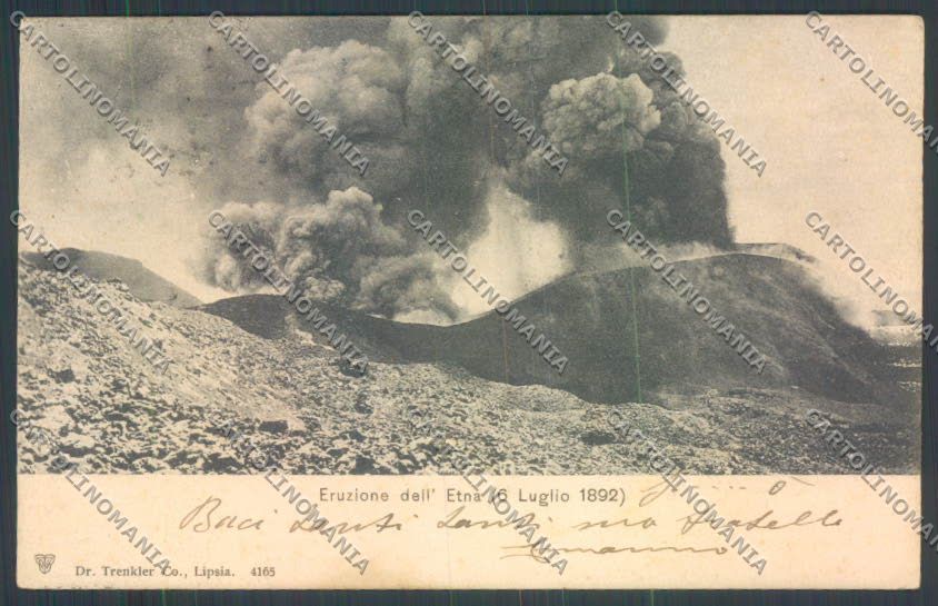 Catania Città Vulcano Etna cartolina ZB8921 – fronte