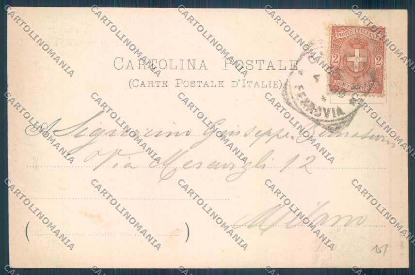 Catania Città Vulcano Etna cartolina ZB8923 – retro